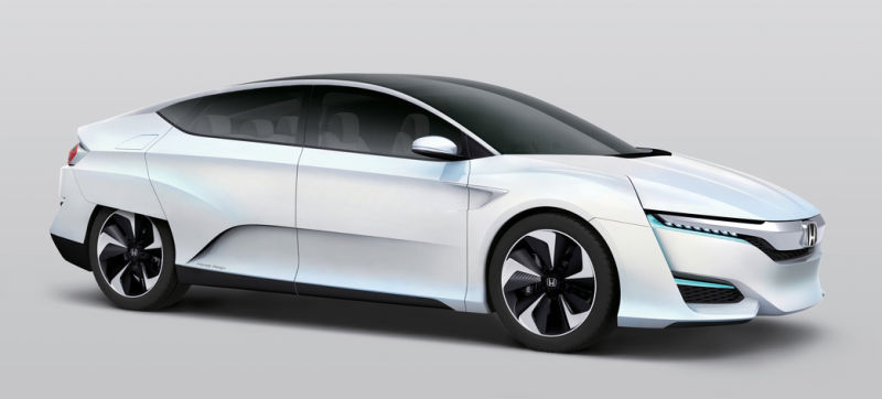 Automóvil de hidrógeno de Honda.